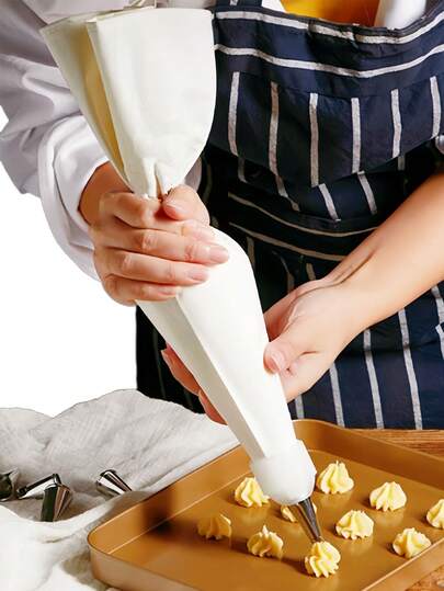 1pc DIY Baking Tools, Thick Piping Bag, Cake Piping Spout, Reusable Washable Fabric Pastry Bags, Cake Converter, Cake DIY Baking Piping Tool, Cloth Decoration Bags, Reusable Cream Decoration Bags, Decoration Bags, Decoration Bags, Cookie Cake Decoration Milking Oil Non Burst Non Slippery Hand Baking Decoration Bags, Baking Tools