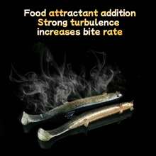 10/20/30/50pcs Simulation Soft Bait Contains Salt And Fish Taste, High Elasticity And Flexibility PVC Material, Soft Bait - Multicolor - View 5