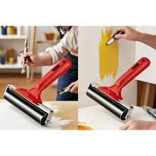 1PC Multi-Purpose Ergonomic Rubber Roller For Oil Painting, Printmaking & DIY Crafts
