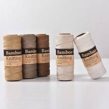 1毫米优质竹蜡绳 - 38码（35米），适合制作手链和编织，天然、结实、耐用的DIY首饰绳，有多种波西米亚风颜色可选。 - 彩色 - 查看 5