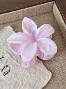 3pcs/Set 8cm/3.15in Ombre Flower Design White, Yellow, And Wine Red Plastic Hair Clips, Suitable For Women, Elegant, Minimalist, Versatile, Suitable For Daily, Party, Work Outfit, Back To School, Summer Hair Accessories, Fall/Winter Holiday Outfit Fashion Claw Clips Elegant Hair Claws Casual Hair Clutch Beauty Hair Jaw Clip