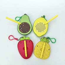 Creative Fruit Party Mini Magnetic Decompression Board, Party Keychain Gift Pack, Cute Fashion Student Keychain, Intellectual Fun Pen Holder Stress Relief Couple Pendant, Suitable For Thanksgiving, Christmas Gifts - Mixed Colors - View 7