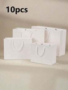 Túi đựng quần áo, Túi quà họa tiết vân đá, Túi giấy đựng quà sinh nhật, Túi đựng giấy Kraft bên ngoài cho tiệc lễ, Túi giấy Kraft trắng dọc, Đồ dùng cho tiệc tùng - màu đen - Xem 17