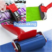 1PC Multi-Purpose Ergonomic Rubber Roller For Oil Painting, Printmaking & DIY Crafts
