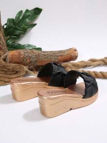 Children's Fashion Outdoor Slippers, Summer Flat Shoes, Strap Sandals, New Girls Shoes, Beach Shoes - Black - View 6