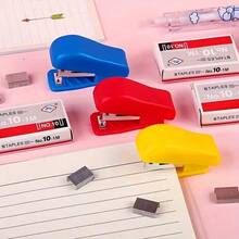 3pcs Set-Stapler Kit Cute Stapler Mini Stapler Student Stationery Set Stapler,Back To School Season, Gifts, Birthday Gifts, Gifts For Teachers, Friends, And Classmates - Random Color - View 5