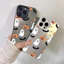 pumpkinSuitable for Redmi NOTE 13 14 PRO PLUS Halloween gift Easter gift for friends for family couple style color silver case - CYKBlackJCAW - Ver 3