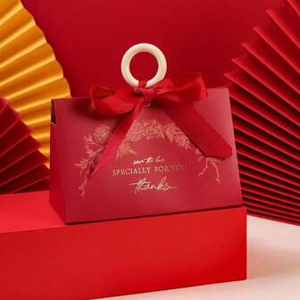 Multicolor Foil Gift Boxes - Elegant European Floral Triangle Design - Perfect Gift Packaging For Mother's Day, Wedding, Birthday, Anniversary And Holiday Parties, Suitable For Jewelry, Cupcakes, Candles, And More. Valentine's Day Small Gift Box