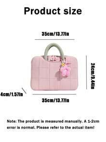 14/16 Inch Large Capacity Laptop Bag, Gift For Women, Valentine's Day Gift - Business Briefcase, Perfect For College Student Commute, Suitable For Travel And Shopping, Office And Student Commute (Accessories Not Included) - Multicolor - View 3
