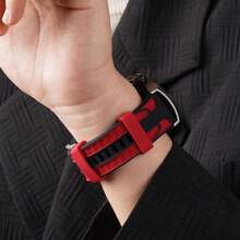 双色硅胶表带，兼容华为 Watch Ultimate 2，透气柔软，22mm 表带，兼容华为 Watch GT6、GT5、GT4，46mm - 22mm - 查看 8