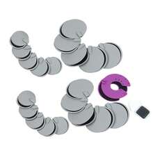 B333 aparatos de belleza microelectrónicos EMS de 10 grupos de parches de escritorio Belleza de microcorriente de la máquina ems, salida de 10 canales, 4 modos, 3 velocidades - Gris - Ver 5