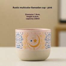 كوب سيراميك سميك ثنائي اللون للشاي والقهوة، مصنوع يدويًا باستخدام تقنية الأكسدة التقليدية، مناسب للإسبريسو والشاي، مريح للاستخدام المنزلي والمكتبي، هدية رائعة للمناسبات - متعدد الألوان - مشاهدة 17