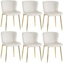 Chaises de salle à manger - Beige 6 - Voir 7
