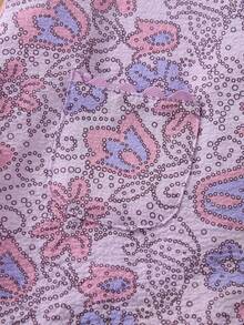 Humor Bear 2pcs Young Girls Floral Embroidery Ruffle Top And Shorts Set, Stylish Summer Outfit - Mauve Purple - View 5