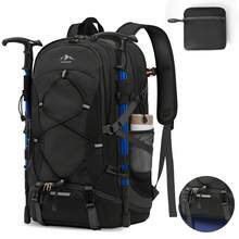 Hiking Backpack, Camping Backpack With Shoe Compartment And Waterproof Pocket, Lightweight Travel Daypack, Unisex, Hiking, Outdoor Sports, Climbing, Camping, Travel - Multicolor - View 1