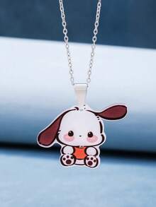 1pc Cute Cartoon Sanrio Hello Kitty Pendant Necklace, Fashionable Jewelry, Suitable For Daily Wear - Multicolor - View 7