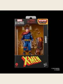 Hasbro 漫威传奇系列 - 9.72英寸 X战警卡牌之王可动人偶 | 官方授权，酷炫玩具套装，可拆卸部件，收藏玩具，圣诞节和生日礼物，ABS塑料材质，漫威粉丝专属，限量版，适合4岁及以上儿童 - 彩色 - 查看 9