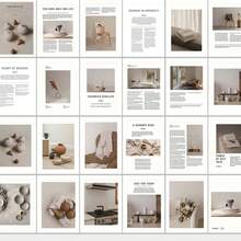 1pc Minimalist English Magazine Photo Shooting Backdrop, Home Decor Prop For Photography, Studio, Rental House - Multicolor - View 6