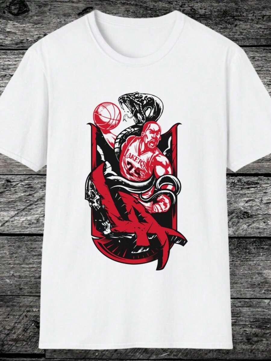 Kobe 9 Protro Low University Red Shirt, Kobe 9 Team Banks Tee, Kobe Protro Team Banks Low - 白色 - 查看 1