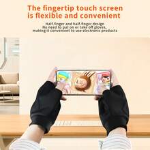 Heated Gloves , Portable Heating Gloves With Digital Display, Heated Glove Fingerless For Women Man, Reusable Smart Thermostatic Heated Fingerless, For Outdoor Work, Cycling,Gift, Present, Celebration