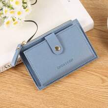 This Exquisite And Compact Wallet Is Designed Specifically For Fashionable Women, Combining The Functions Of A Card Holder And A Coin Purse. The Carefully Designed Card Slots And Convenient Coin Compartment Help Keep Your Personal Items Organized. - Black - View 5