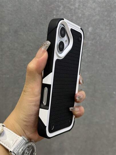 Military Industry Anti-Fall Creative Niche Football Shoe Design 16 Pro Max Phone Case, Armor Military Anti-Fall Soft Silicone Protective Cover For 15 Pro, 14, 13, 12, 11