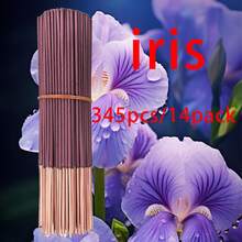 Bastoncini di incenso in bambù da 22 cm/8,66 pollici, a bassa cenere, confezione da 24 pezzi, 12 profumi diversi disponibili, adatti per casa, hotel, stanza, fragranza di lunga durata per eliminare gli odori e purificare l'aria - Multicolore - Visualizzare 96