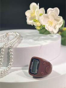 Contador digital LED de moda, contador digital portátil brillante multicolor con pulsador manual, adecuado para inventario de manualidades/recuento diario de artículos pequeños - Multicolor - Ver 6