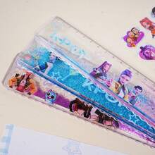 1 st Hot Man/Anime Surrounding, Team Ruler Quicksand Ruler 20cm/Herr Team Decompression Linjal High Beauty Ins Online Popularitet, Supersöt High Beauty Presenter till vänner, Alla hjärtans dag-presenter, Nyårspresenter, Alla hjärtans dag-presenter, Påskpresenter [Stokastisk stil] - Multifärgad - Visa 5