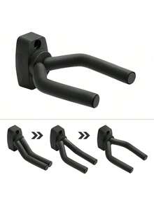 6/5/4/3/2/1 Pc Guitar Wall Mount Hanger, 4pcs Guitar Holder Wall Mounted Display Rack With Screws - Easy Installation - Fits Various Size Guitars, Bass, Mandolin, Banjo, Ukulele - Multicolor - View 5