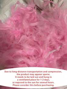 1pc Colorful Artificial Feather Scarf, Suitable For DIY Projects, Birthday Party Costumes, Wedding Photo Props, Stage Performance, Home And Party Decoration, Carnival Supplies (80cm) - Multicolor - View 7