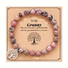 Elegant Black Beaded Bracelet, Cross Design, Creative Gift, Comes With Gift Card, Suitable For Son, Daughter, Father, Grandson, Mother, Best Mother's Day Gift - Multicolor 2 - View 17