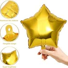 21pcs Eid Mubarak Decorations, Ramadan Decorations, Ramadan Banners And Balloons, Crescent Moon Balloons, Ramadan Balloons, Eid Mubarak, Eid Al-Adha, Happy Eid Decorations - Multicolor - View 7