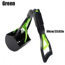 60cm/45cm/28cm Long Handle Dog Poop Scooper - Easy To Clean Foldable Design, Durable & Portable, Suitable For Indoor/Outdoor Pet Waste Cleanup, Cat & Dog Litter Scoop, Essential Tool For Pet Owners, Great Gift For Pet Lovers