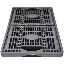 Pack Of 2 Fold Flat Crate - Plastic 32 L Folding Storage Crate Box - Default - View 4