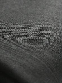 Men's Loose Lightweight Business Trousers, Polyester Wide Leg Pants, Straight Formal Pants, Straight Casual Pants, Solid Color Suit Pants - Grey - View 6