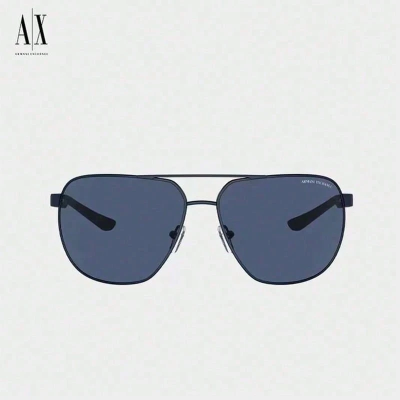 0AX2047S609980 Kính râm, unisex, phong cách công sở giản dị, thiết kế nhẹ và thoải mái, tròng kính phân cực UV, màu xanh lam. - Màu xanh lam - Xem 1