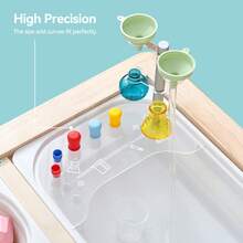 儿童科学实验化学检测工具套装，婴儿趣味水培管道拼图玩具，亲子早期教育STEM启蒙实验玩具，亲子互动科学探索玩具 - 彩色 - 查看 11