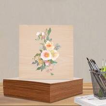 30 Pieces Boards For Wood Diy Home Decor, 30*30cm Basswood Sheets, Rectangle Blank Wooden Suitable For Varnishing, Engraving, Decorating, Modeling, Decals,  Laser Cutting And Engraving - Apricot - View 5