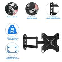 TV Mounts, Stands & Turntables - Black - View 6