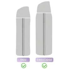 19oz Pop Halloween Hunters Insulated Stainless Steel Sports Water Bottle For Sports, Travel And Daily Use - 黑色 - 查看 3