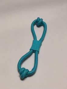 1 pieza Juguete para masticar de cuerda para mascotas, molido de dientes de TPR, resistente a mordeduras, alivio del aburrimiento, juguete interactivo para perros, suministros de entrenamiento trenzados, juguete de tiro para perros, cuerda interactiva, juguete para masticar para perros, disponible en múltiples colores - Multicolor - Ver 12