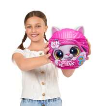 ZURU Pets Alive Smitten Kittens Surprise, Nurture Play Soft Toy Unboxing Adopt Interactive 10 Sounds, Perfect Gift For Girls And Children, Surprise Mystery Egg, 1 Count (Random) - Multicolor (Random Style) - View 7