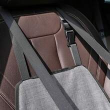 12lbs Pet Car Booster Seat, Portable Puppy/Pet Car Raised Seat With Detachable Leash And Mesh Window, Suitable For Small & Medium Dogs And Cats - Multicolor - View 9