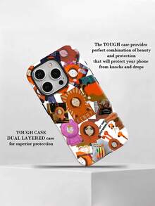 Estuche para teléfono con diseño con capucha Kenny McCormick Compatible con estuches para teléfonos   17  16 Pro Max  15 Pro Max  13 y  12 Hecho de material TPU a prueba de caídas, resistente al desgaste y cómodo de sostener Un gran regalo para familiares, amigos, seres queridos, novios, novias y para Navidad - Blanco - Ver 4