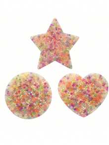 1 Set Skin Scratch Sensory Stress Relief Toys, Disposable Mini Skin Scratch Game Pads, Soothing Anxiety Scratch Pads, Suitable For Children 8+ Years Old, Easter Thanksgiving Party Decorations - Multicolor - View 4