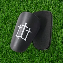 护腿板，足球护腿板，轻便青少年护腿板，Gains The Edge护腿板，超紧凑型小型足球运动员护腿板，男女通用足球护腿板 - 三個十字架 - 查看 9