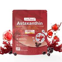 Gwynne Astaxantina 12 Mg,astaxantina Antioxidant From Fresh Haematococcus Pluvialis,apoya La Salud Ocular, Articular Y Cutánea,120 Cápsulas - Otros - Ver 1