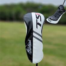 New TSI Logo Driver Covers Fairway Wood Headcover Hybrid Cover PU Leather Headcover Golf Head Cover