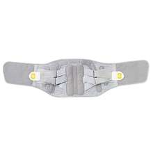 1 buc. pernă reglabilă pentru spate, cu cârlig și buclă antiderapantă, gri, unisex, confortabilă și caldă, potrivită pentru sport/acasă/serviciu, aplicabilă de Crăciun, suport pentru spate